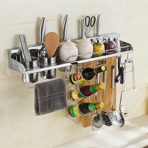 Etagère support mural rangement epices couteau ...