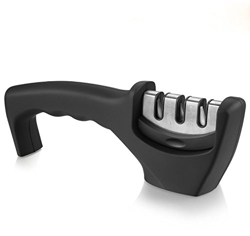 Rakuka Aiguiseur à couteaux Rakuka Masamune Aiguiseur de couteaux 3 en 1 pierre céramique/ carbure tungstène/ diamant code EAN 0608307594613 