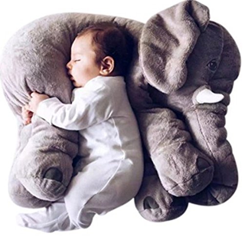 Blivener blivener Coque souple pour enfant bébé éléphant Taie d'oreiller sommeil Animaux jouets 0608307825304 (0608307825304)