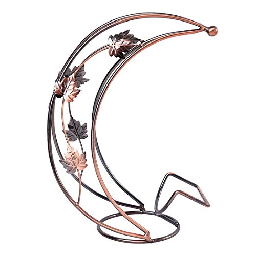 Support vin bouteille porte bouteilles forme lune