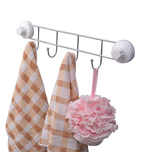 Crochet à ventouse support mural rangement cuis...