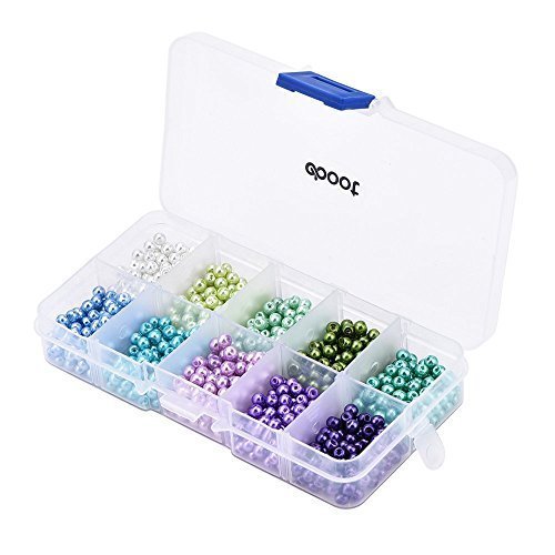 1000 pièces 4mm perles rondes verre perle verre...