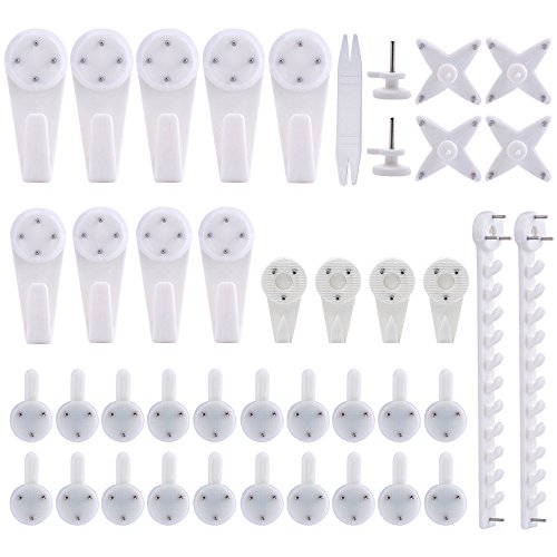 42 pack non-trace dur mur cadre hanger crochets...