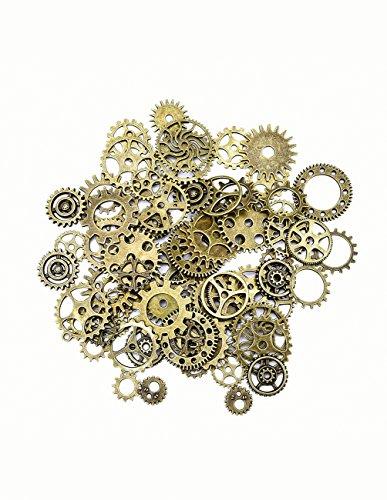 Steampunk pendentif gears et cogs 100g pour bij...