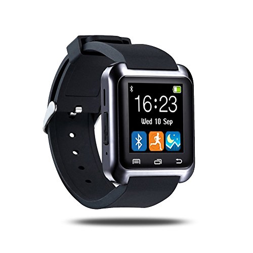 GSTEK Bluetooth smart watch 1.44'' pouces montre intelligente avec ecran tactile supporte podométre composer etc. compatible pour android smartphone samsung htc sony lg g5 blackberry huawei code EAN 0608560185894 