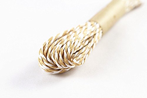 Lot de 1 ruban double couleur raphia Mat 10 m p...