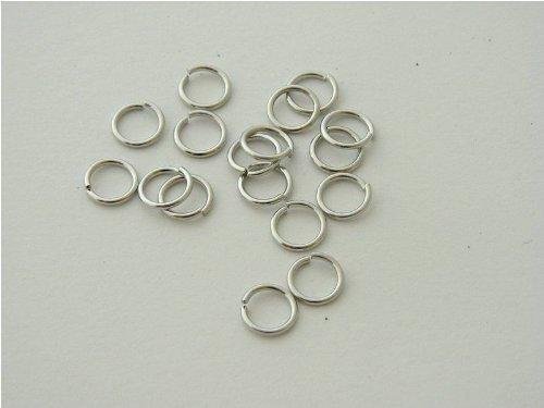 Charms and Occasions Ltd Anneaux Ouverts - Argenté 4mm - Quantité 200 code EAN 0608641955910 