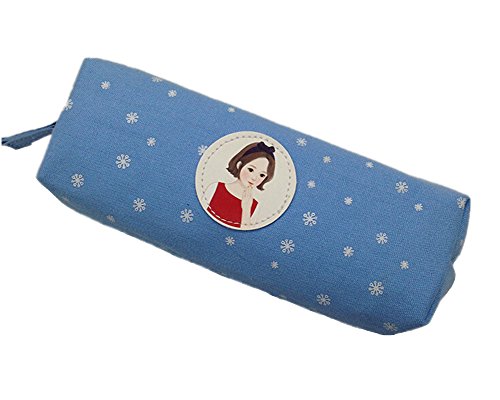 Nouvelle fille canvas pen sac porte-crayons de ...