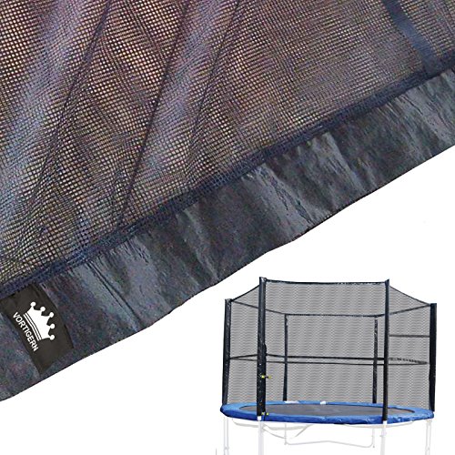 Vortigern Filet de sécurité de rechange pour trampoline de 3,05 mètres de diamètre avec six tiges. pôles de soutenir non fournies. 0609132260070 (0609132260070)