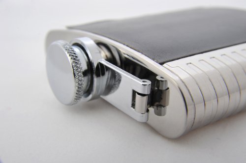 Huntington 5 oz. (150 ml) flasque inox brossé -...