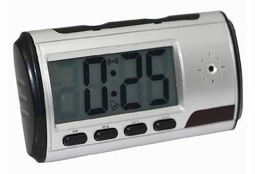 ElectricalLand Réveil Digital CCTV Caméra Espion de Securité avec Télécommande code EAN 0610074904465 