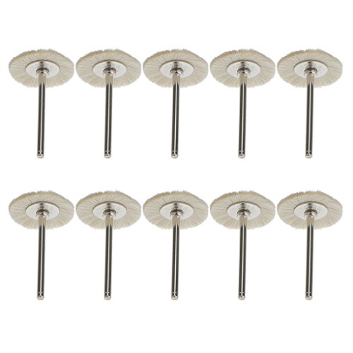 Set de 10pcs Brosse de Polissage Ronde Matériel...