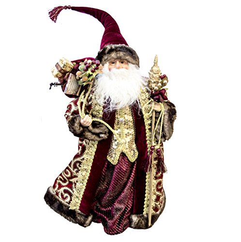 Santa Claus The Book of Secrets Luxe Bordeaux Figurine Père Noël/sapin (de) code EAN 0610395126614 