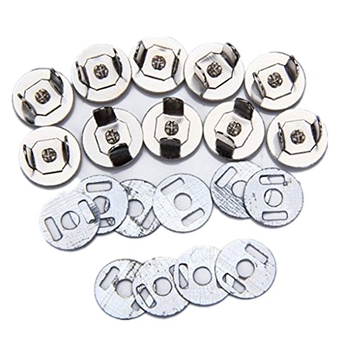COCOSO cocoso 10 jeux Fermoirs magnétiques Sac Idéal pour la couture, artisanat, vêtements, sac, Scrapbooking, et plus 14 mm 0610738651131 (0610738651131)