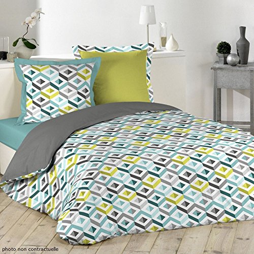 Housse de couette + 2 Taies d'oreiller 260X240 ...