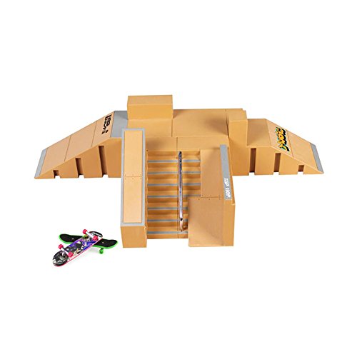 Mini finger skateboard ramp park kit finger boa...