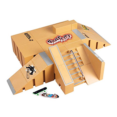 Mini finger skateboard ramp park kit finger boa...