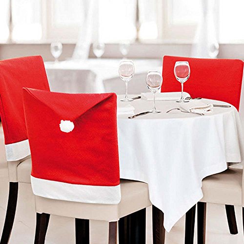 sogar de Noël chapeau de Père Noël Chaise Chape...