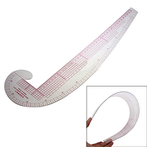 AUAUDATE Multi-purpose plastique courbe règle 3 en 1 français courbe règle code EAN 0611550030012 