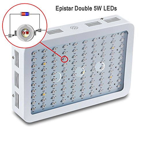 ? 1000w lampe de croissance led à double chips plein spectre pour la croissance et la floraison des plantes dans la serre et à l'intérieur (10w led) 0611550080369 BOSSLED