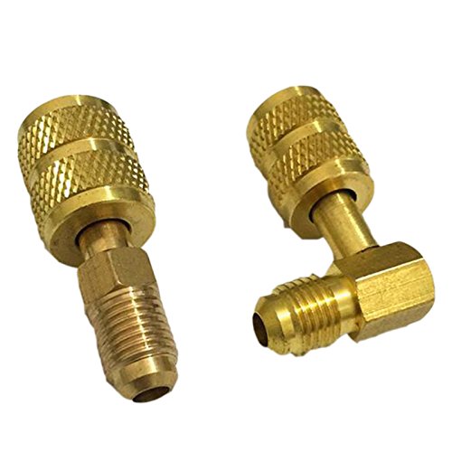 R410a R22 Adaptateur M1 / 4 SAE-F5 / 16 Réfrigé...