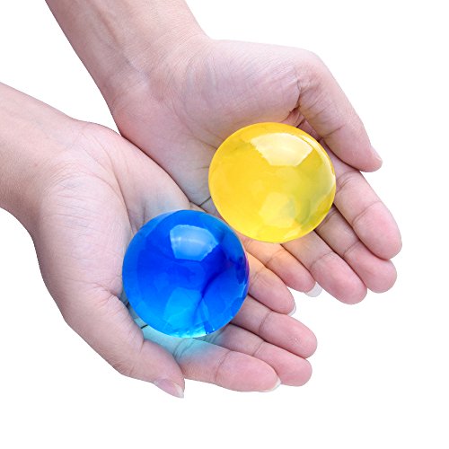 Kuuqa Grande taille diameter 1.5"-1.8" perles d'eau cristaux d'eau eau cristal pour décoration de mariage 60 pièces 0611553796298 (0611553796298)