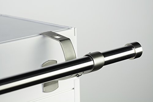 2 supports sans perçage design pour tringle à r...