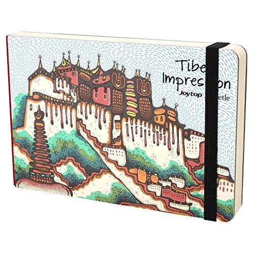 Cobee Carnet portable pour dessin jounal album 288 pages avec les cartes postales impression de tibet¡­ 0611864944203 (0611864944203)