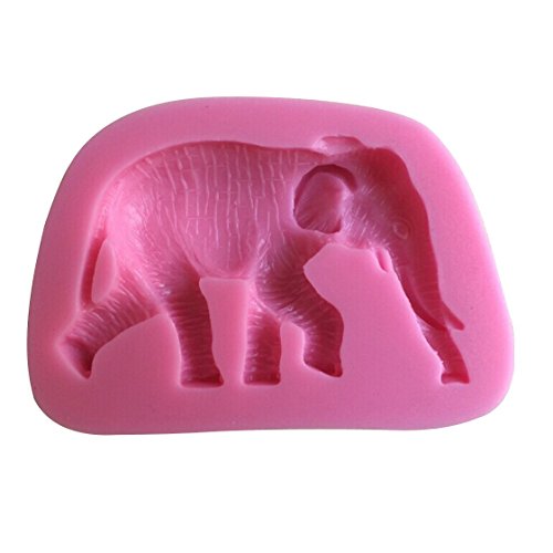 oumosi éléphant en forme de gâteau moule en sil...