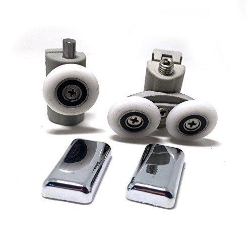 Smooth Lot de 8 roues New Porte de douche Rouleau de Porte de Douche 25 mm code EAN 0612046081082 