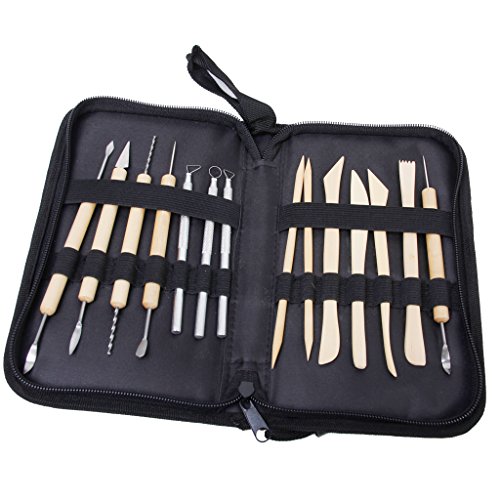 14 pcs Outils de Sculpture d'Argile de Poterie ...