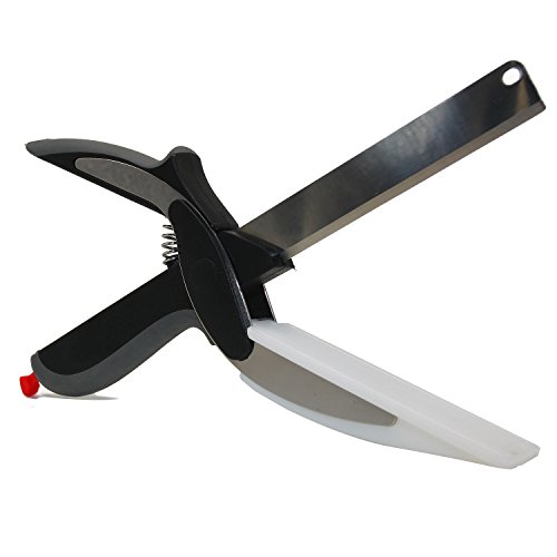 Noa Noa Alimentaire Ciseaux de cuisine, ciseaux, 2 en 1 Hachoir à remplacer - Couteaux de cuisine et planches à découper code EAN 0612068211467 