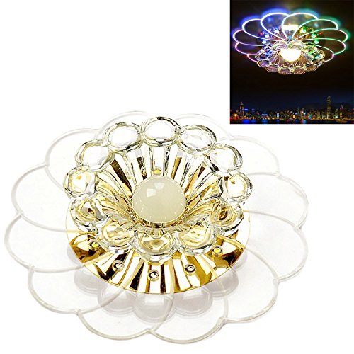 Nouvelle moderne plafonnier lampe cristal color...