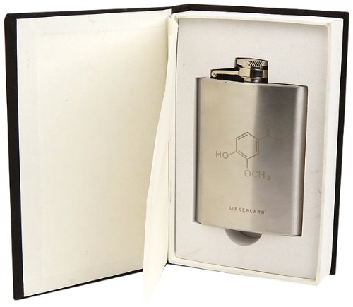 Kkba24 flasque cachée dans un livre de chimiste...