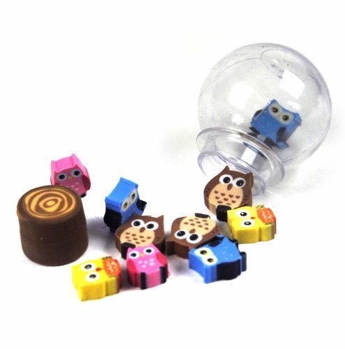 Gommes Mini Chouettes - Kikkerland