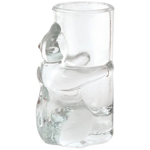 Kkgl09 verre à alcool forme de ours lot de 4 pi...