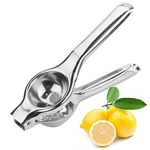 ABBIE Abbie inoxydable Presse Citron, Presse Agrumes Manuel avec haute résistance, design ultra résistant, main de presse jus de fruits ou légumes 0612677966789 (0612677966789)