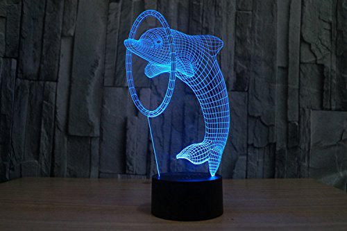 BAMINJI 3D visualisation incroyable Glow lampe ...