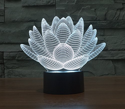 BAMINJI 3D visualisation incroyable Glow lampe ...