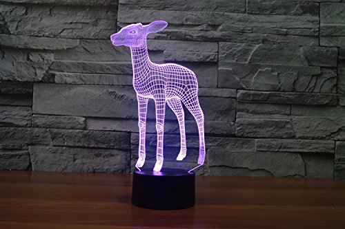 BAMINJI 3D visualisation incroyable Glow lampe ...