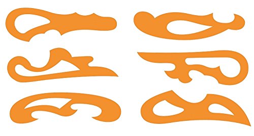 yeqin (TM) pset de 6 courbes Bateau Français Cu...