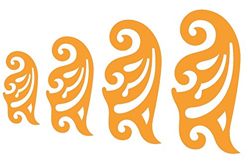 yeqin (TM) Lot de 4 courbes dessin de rédaction...