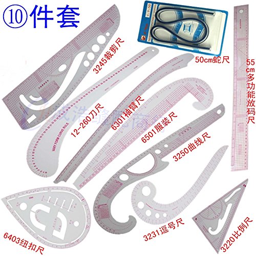 yeqin (TM) 10 Noir Fashion Règle de PGM Varier ...