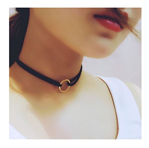 ILOVEDIY Collier Choker Necklace 90's Ras de Co...