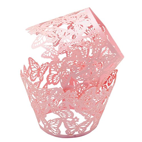 yuyikes 50 Papillons en Filigrane artistique Ba...