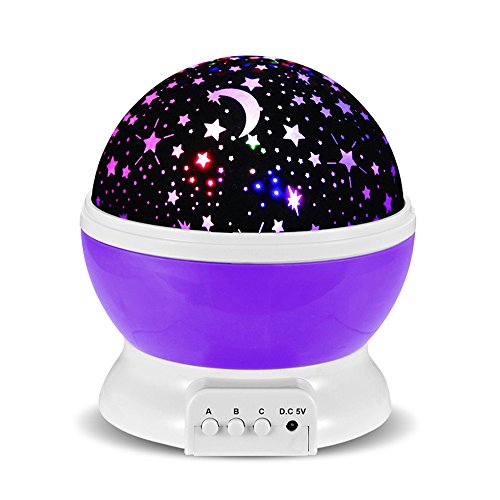 Galaxy constellation table veilleuse - 4 couleu...