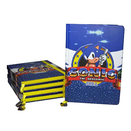 Officiel Sonic le hérisson Logo du jeu A5 cahie...