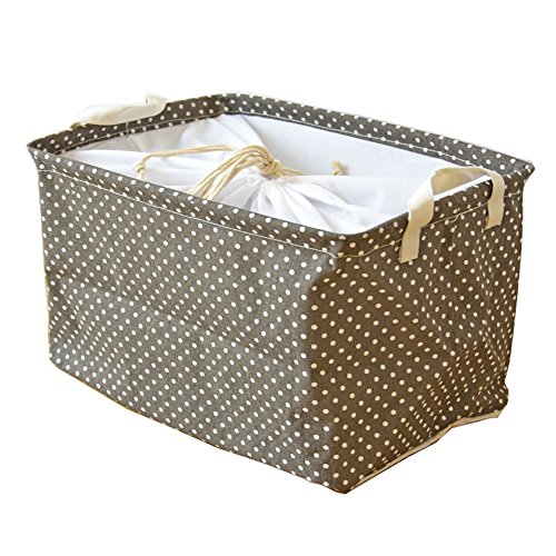 Pliage panier à linge coton lin panier de range...