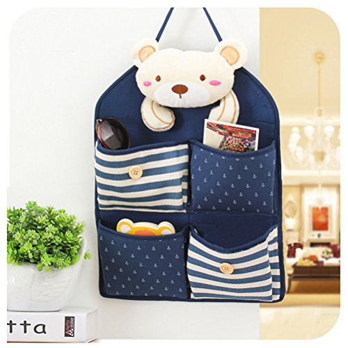 Mur portes suspendues sac de rangement 4 poches...