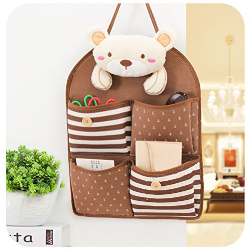 Mur portes suspendues sac de rangement 4 poches...